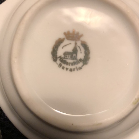 HALLERSTEIN FICHTEL SMALL CIGARETTE ASHTRAY MADE IN BAVARIA - 3 1/2” - #309 - Picture 3 of 8